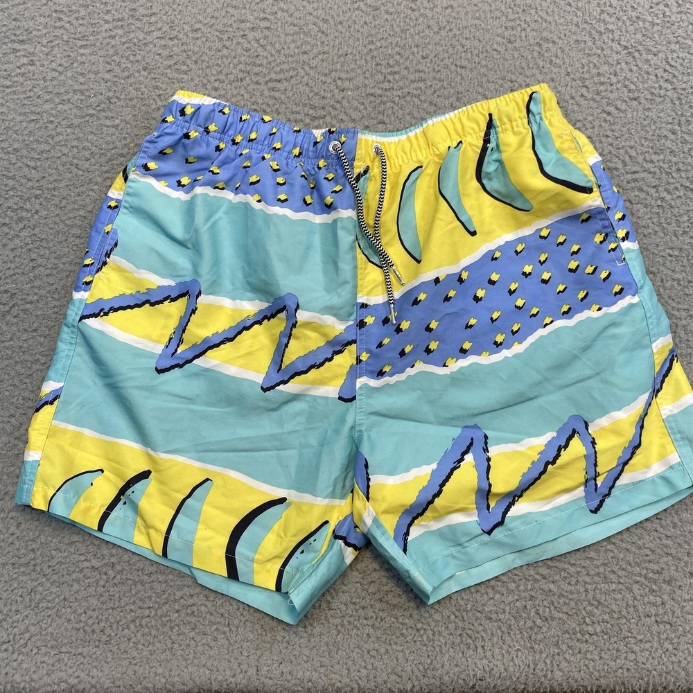 Boardies Swim Shorts Mens XL Multicolor Tropical Beach Aloha Lined NWT